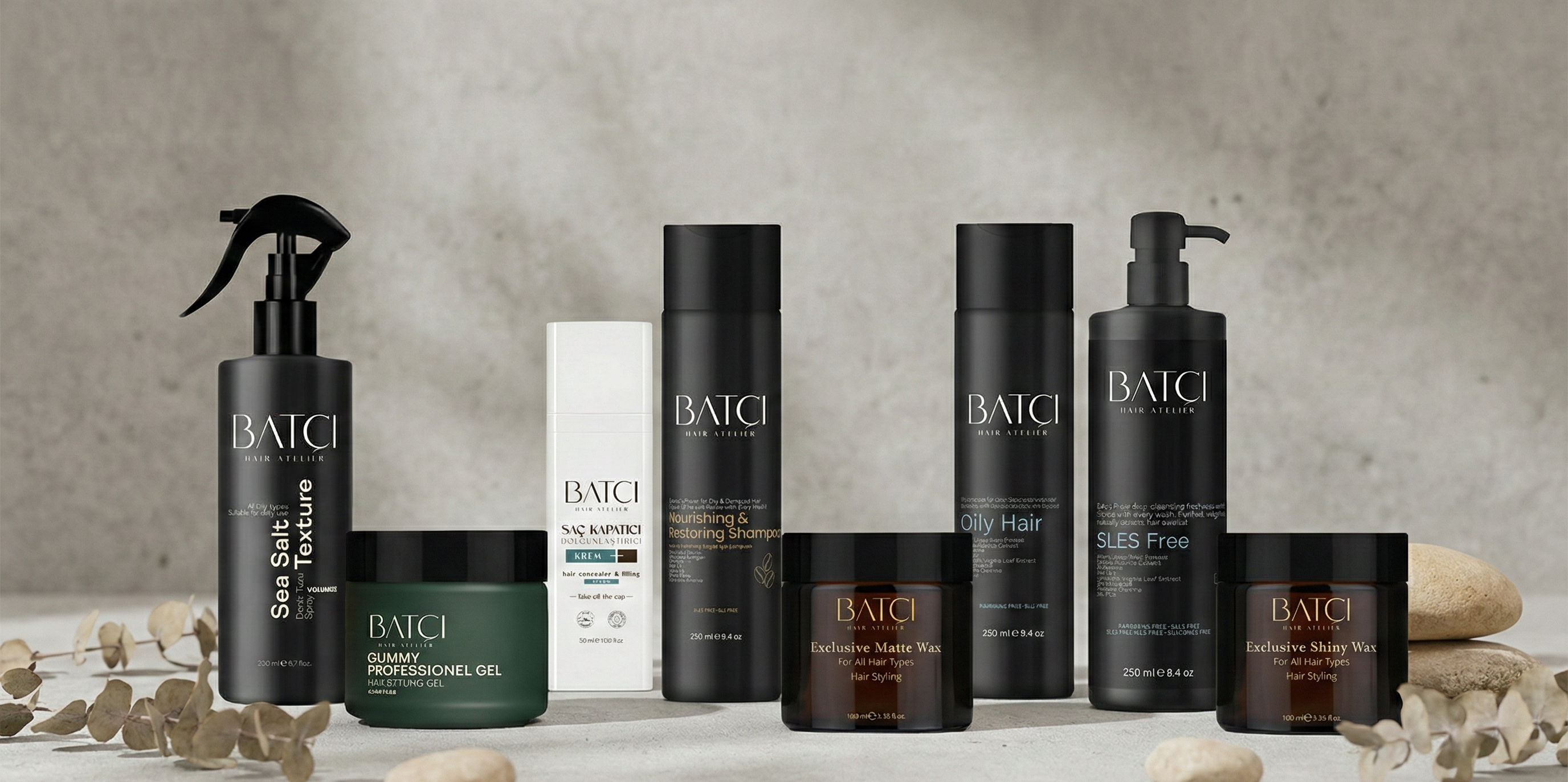 Batci Hair Care Products India — Concealers, Shampoos, Waxes & Gels