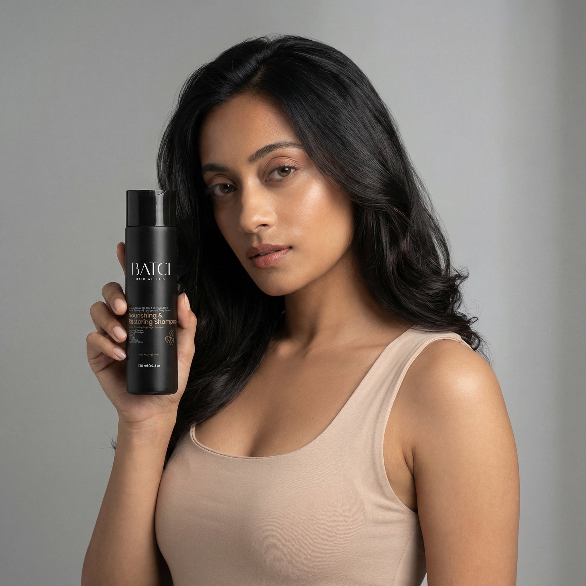 Hair Atelier Nourishing Shampoo used for shiny smooth hair result
