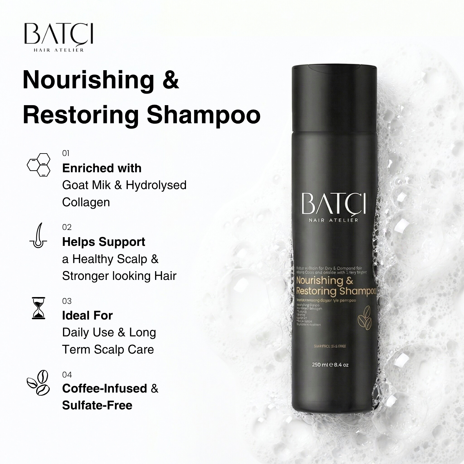 Hair Atelier Nourishing and Restoring Shampoo benefits and ingredients