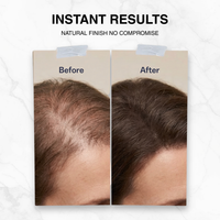 Hair Atelier Hair Concealer before and after hair thinning coverage result