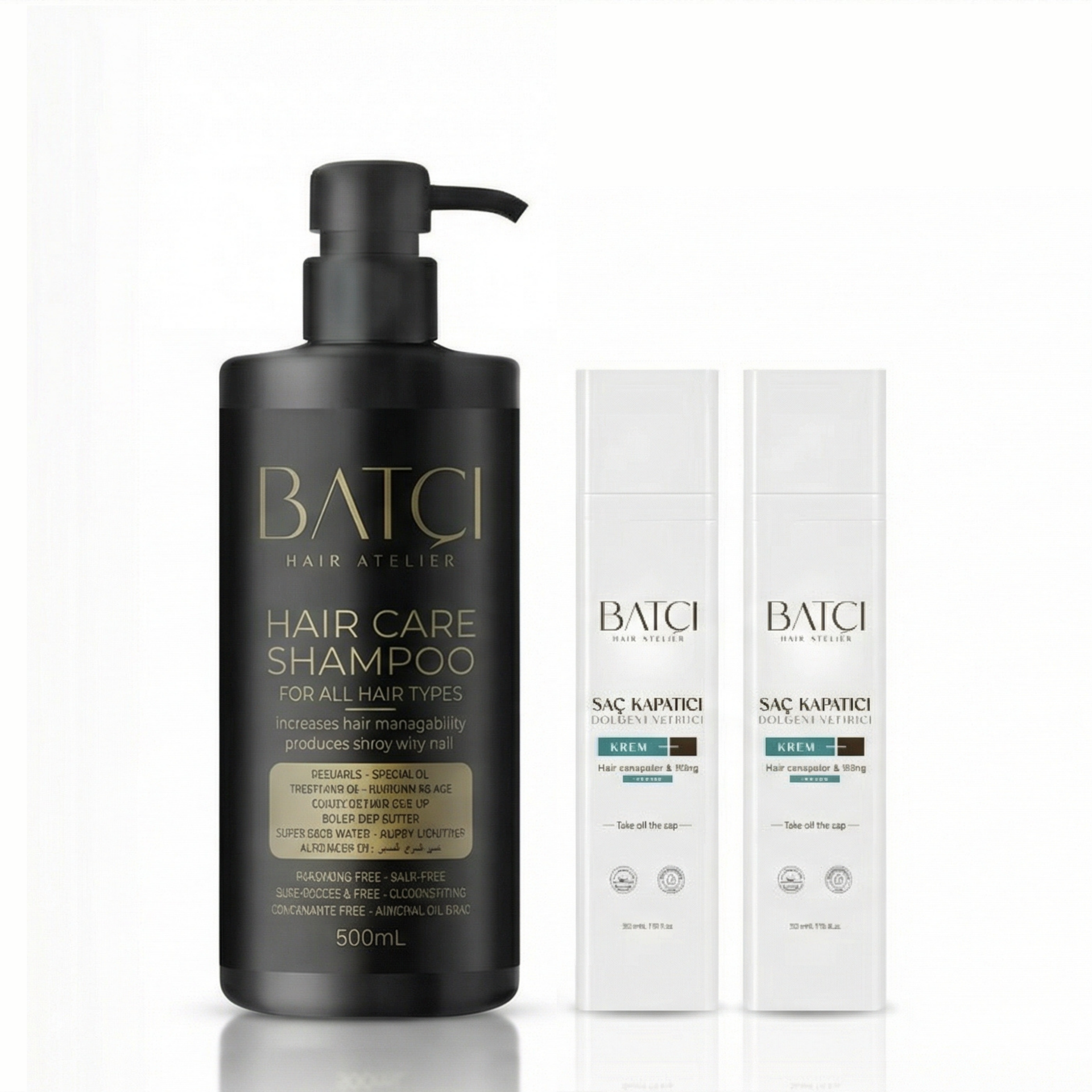Batci hair Concealer and filling cream 50 Ml -2 / Hair Shampoo SLES Free